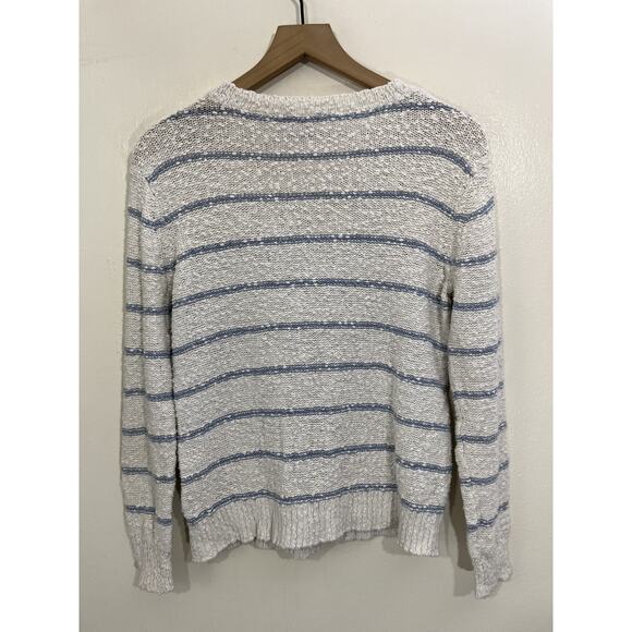 Coastal Nautical Minimalist Preppy Stripe Sweater XS Capsule Luxury Parisian Y2K - Picture 2 of 11